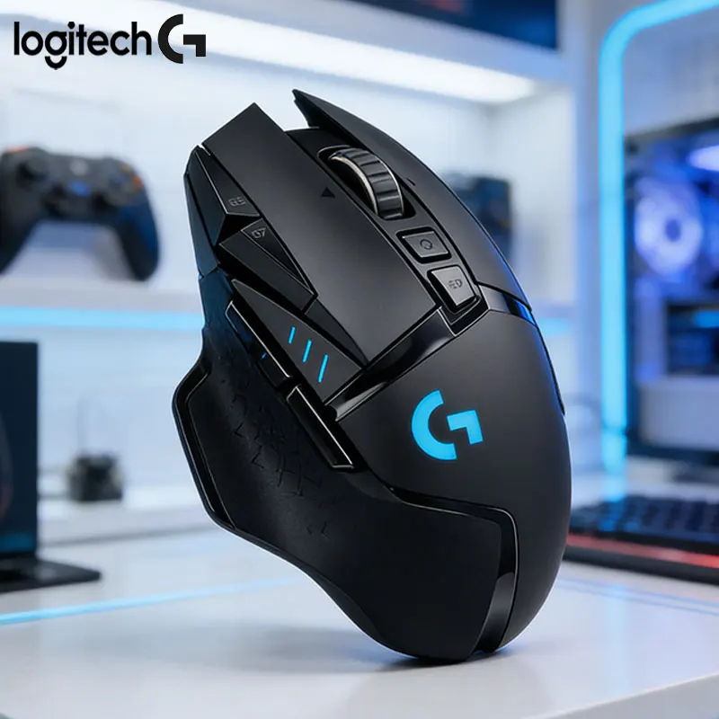 

Игровая мышь Logitech G502/G304/G305 с RGB-подсветкой и динамическими световыми эффектами, универсальная для игроков в игры типа Chicken Dinner, CS:GO, киберспорт.