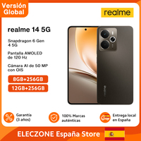 Global Version realme 14 5G Smartphone Snapdragon 6 Gen 4 120Hz AMOLED Esports Display 50MP OIS AI Camera 6000mAh Titan Battery