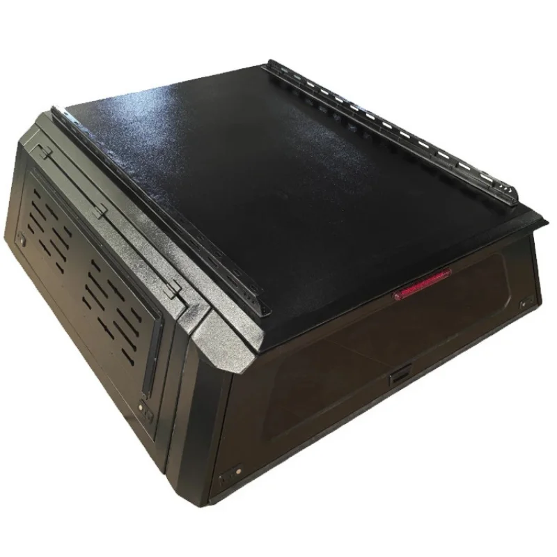 

Factory Hot Sale C Sierra Pickup Truck Toppers Aluminum Alloy Canopy Camper Manual Operation Waterproof Locking Hinged Tailbox