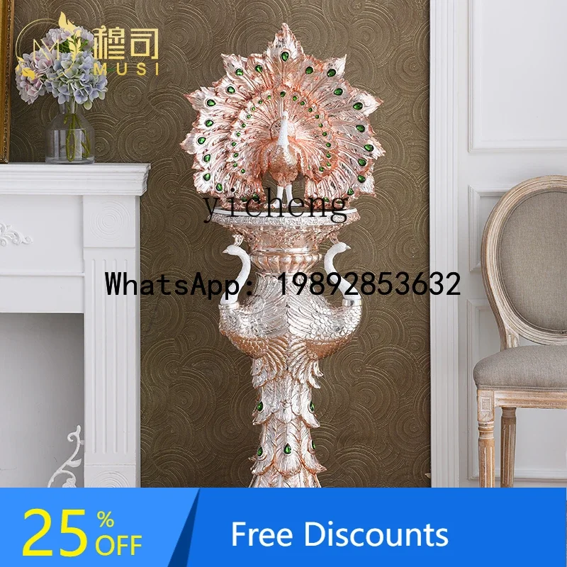 W7-Luxury Roman Column Floor Ornament Lobby Living Room Entrance Decoration High-end Villa