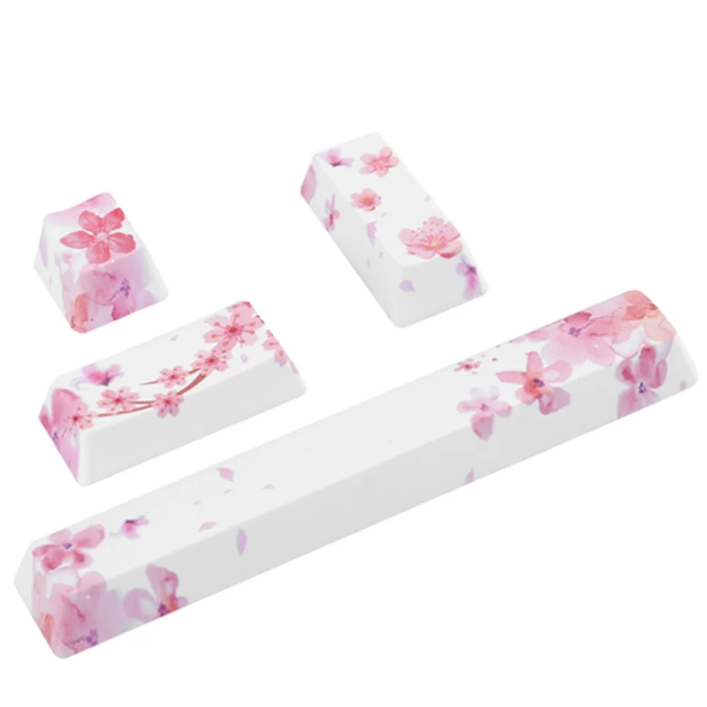 44 Teclas Mecánicas para Teclado, Tecla Espacio, Tecla ESC, Tecla Enter, Teclado Numérico, Diseño Sakura, Duraderas, Teclas DIY
