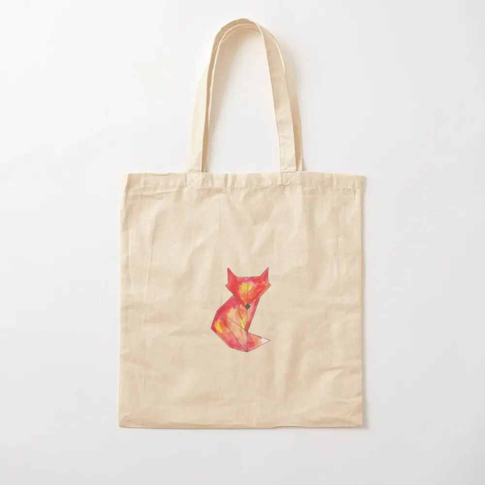 

Geometric Fox Tote Bag shopper bag woman Gift bag canvas tote foldable reusable