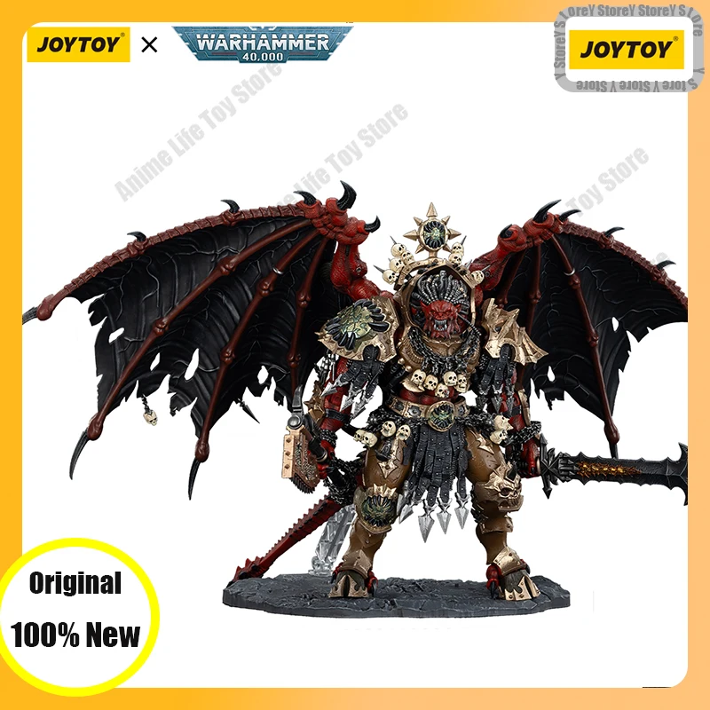 JOYTOY Warhammer 40k 1/18 Figures World Eaters Angron Daemon Primarch of Khorne  Action Figure Toy Custom Mode