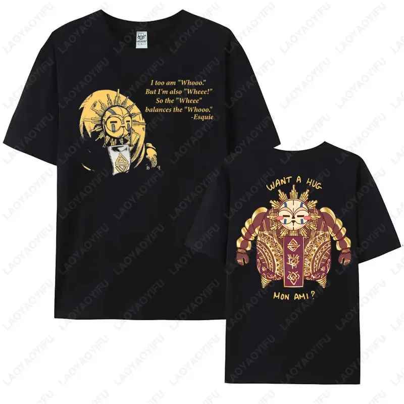 

Esquie Clair Obscur Expedition 33 TShirt Game Unique Popular Hipster Tops Wen Women Streetwear Unisex Short Sleev Cotton Tees