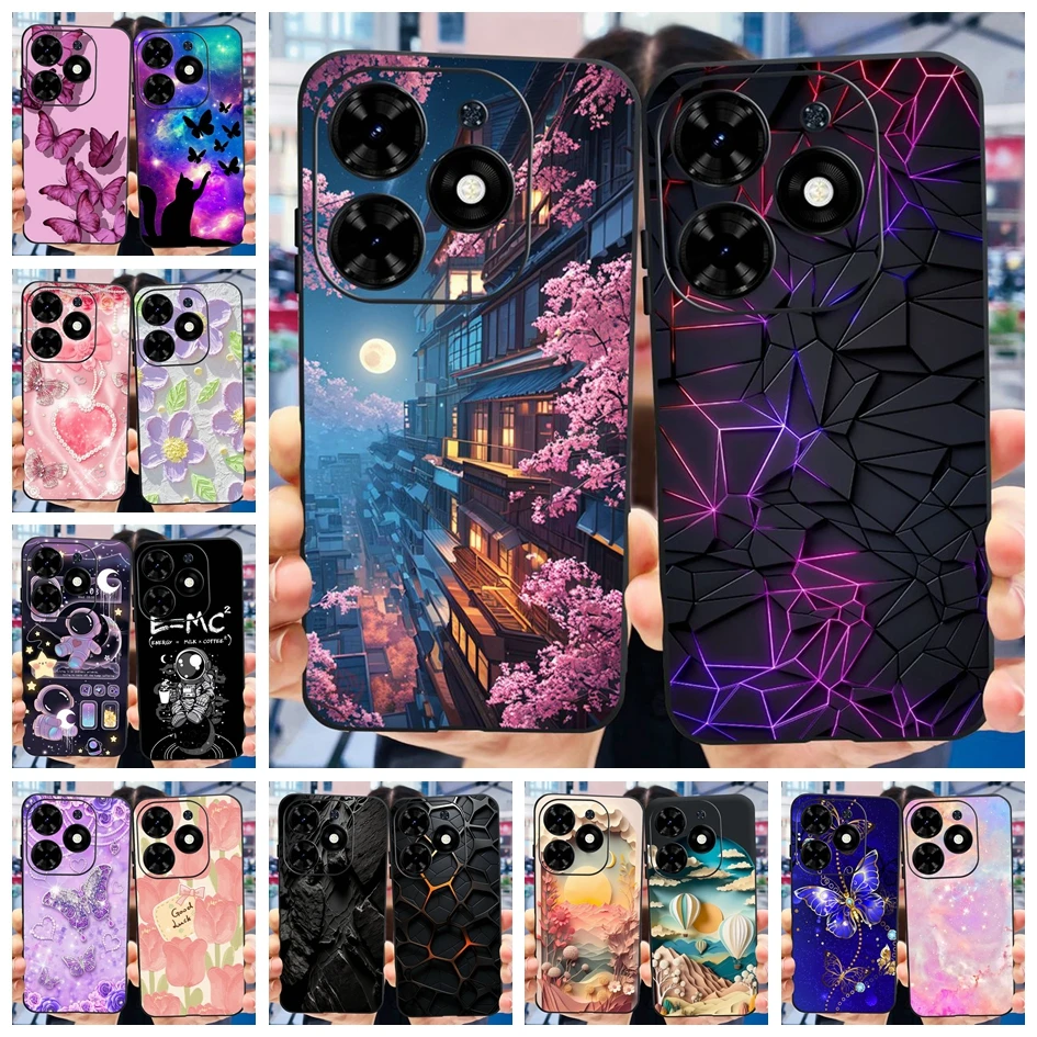 For Infinix Hot 40 X6836 Case Hot 40 Pro X6837 Phone Back Cover Fashion Silicone Funda For Infinix Hot 40i X6528B Hot40 Pro Case