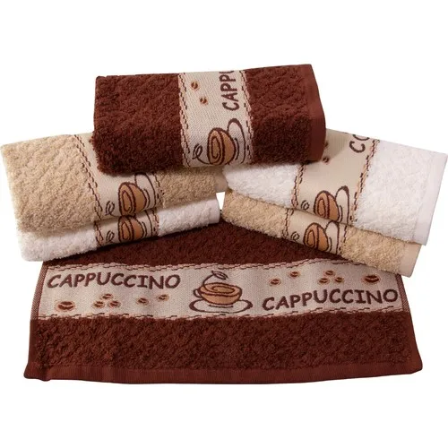 Eoptimall Vevien 6'lı Kitchen Towel 30 X50 cm Cream-Beige-Coffee