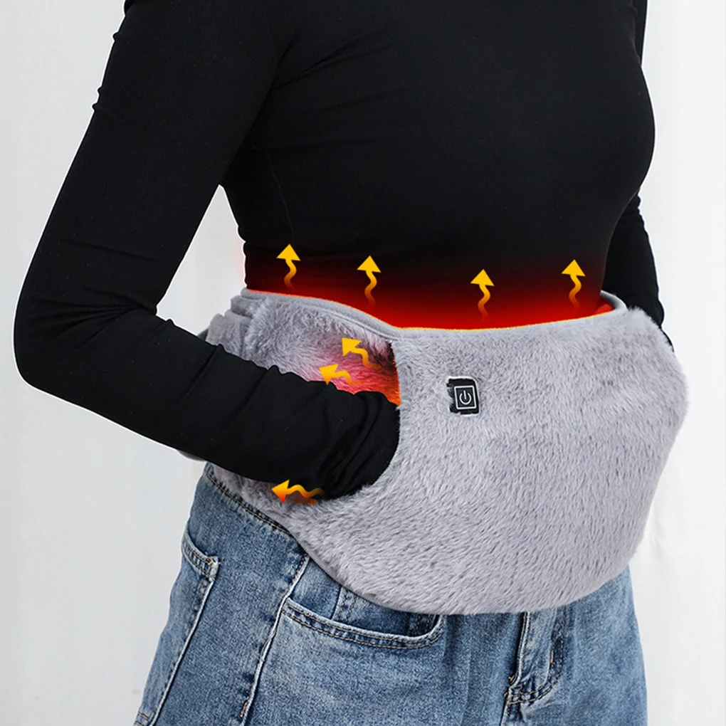 Electric Heating Belt Uterus Hand Warmer Winter Heater Waist Warmers Hot Compression Abdominal Lumbar Graphene Heated Pad