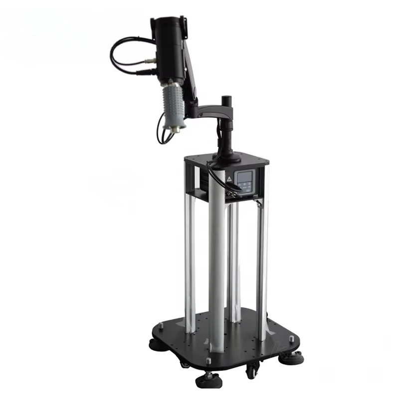 Intelligent hot air blower leather thread hot burning blower machine for shoe making