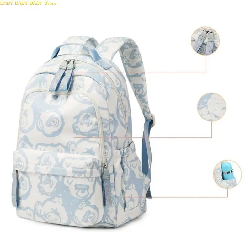 

Q81A Female Travel Bag Multi-pocket Backpack Middle High School College Backpacks