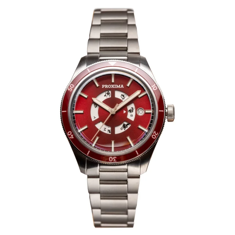 Proxima Men Automatic Watch 39mm Mechanical Wristwatch Diver 20ATM Waterproof BGW-9 Luminous Sapphire Mirror SW200 Week Date