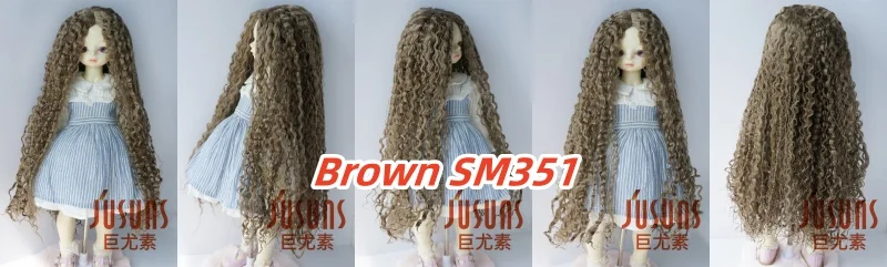 JD220 1/6 1/4 1/3 1/12 Blythes Extremely Long Curly Fashion Synthetic Mohair BJD Wig YOSD MSD SD Doll Accessories