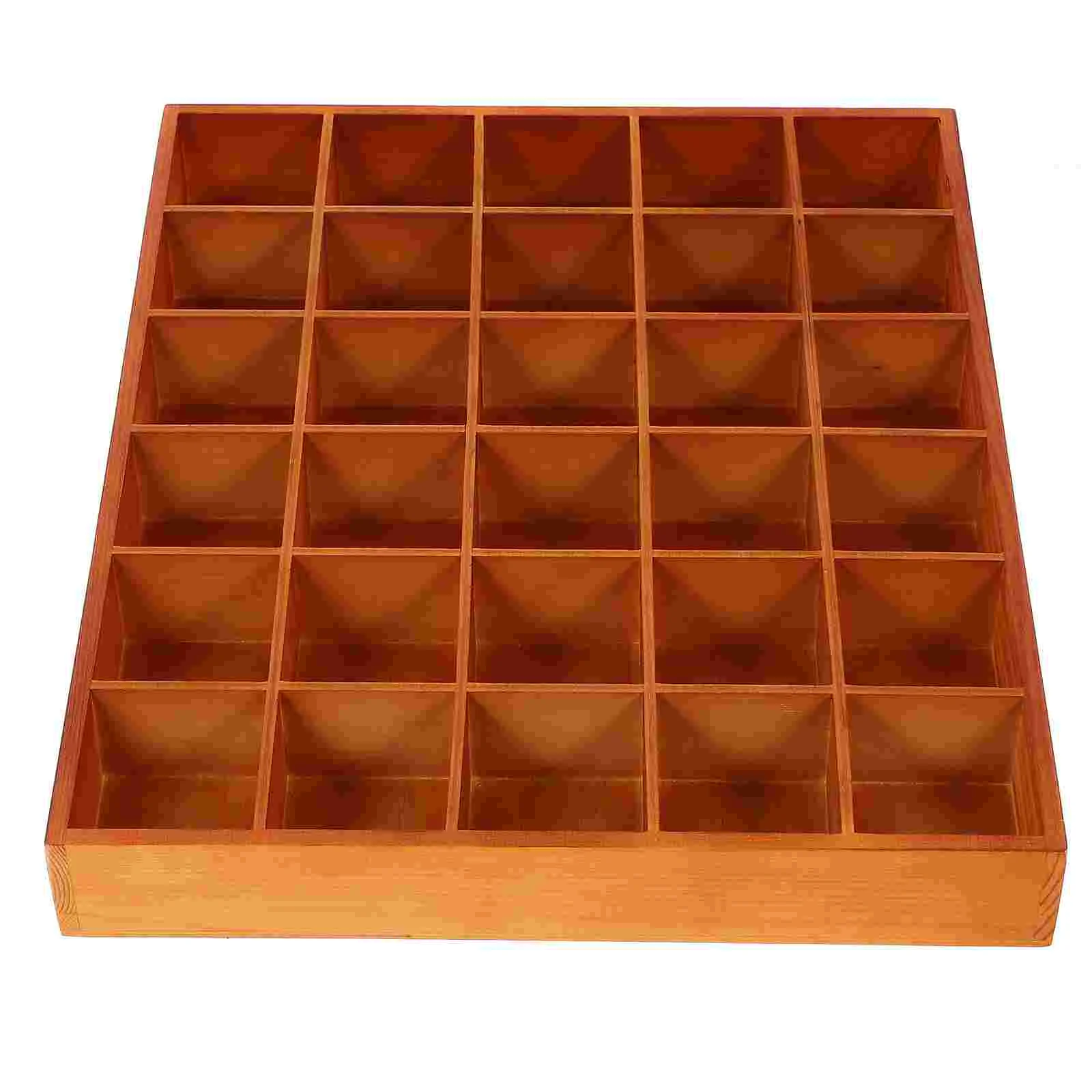 

Drawer Storage Box Multi-purpose Tray Jewelry Trays Partition Makeup Cosmetics Plate Wooden Rectangular Perfume Dresser