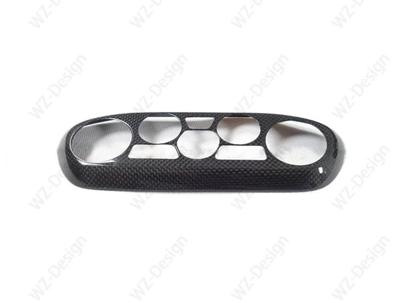 Dry Carbon Fiber Control Panel Cover Fit For 2010-2016 F458 Italia Coupe & Spider Center Console Interior Trim Panel