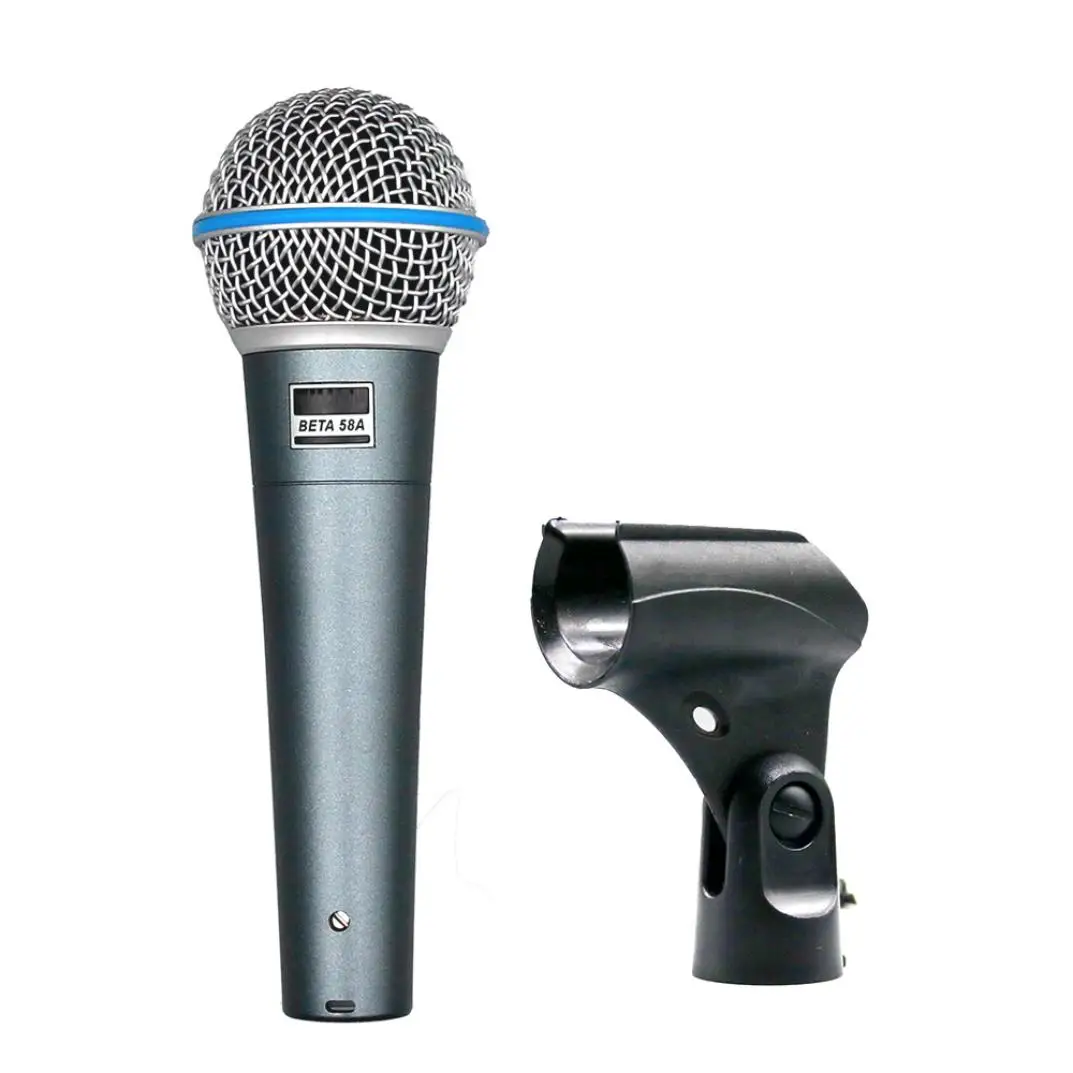 

BETA 58A 6.5mm Dynamic Wired Microphone XLR Home Studio Recording Handheld Karaoke Mic Home Party Stage Live Performances