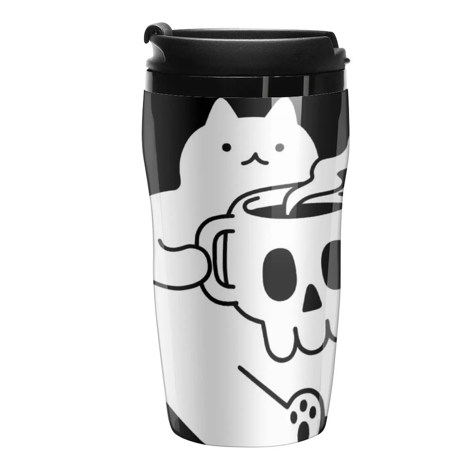 

New Cat and Skull Mug Travel Coffee Mug Elegant Coffee Glass For Coffee Cup Set Set Cup Coffee