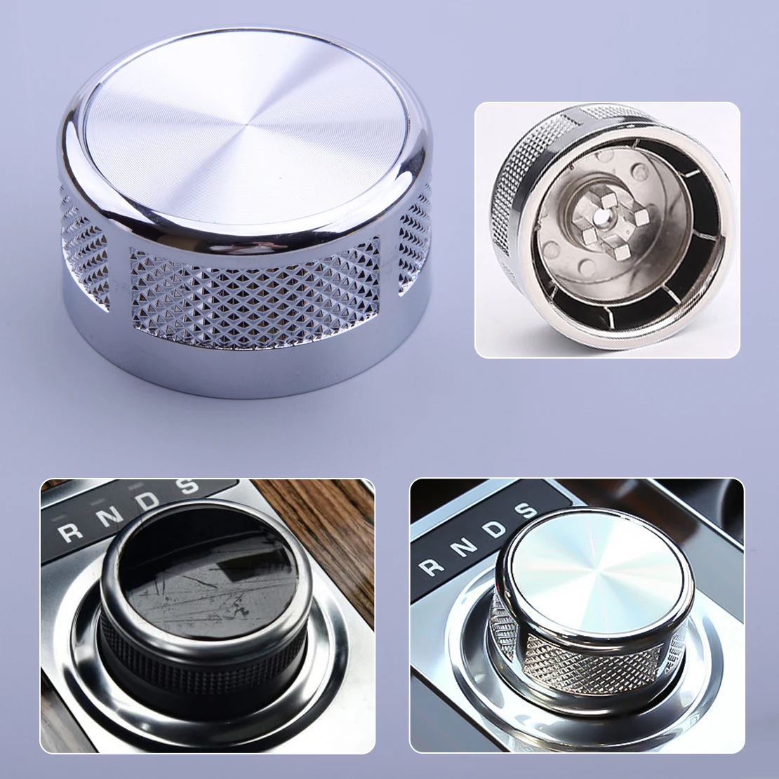 Gear Shift Selector Knob Upgrade Fit for Range Rover L405 2017-2019 Chrome