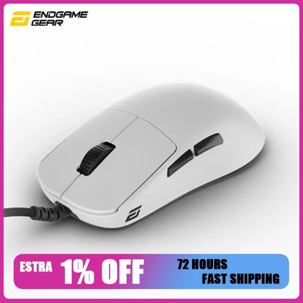 Endgame Gear OP1 8K V2 Mouse Wired Mouse Paw3950 8000Hz Polling Rate Lightweight Gaming Mice PC Accessories