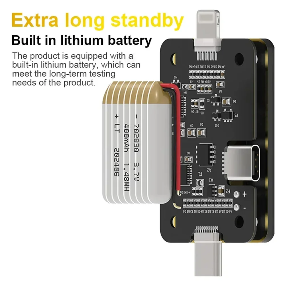 MECHANIC T-824SE Tail Insertion Tester Intelligent Detection High Precision Digital Display Current Power Check Type-C/Lightning