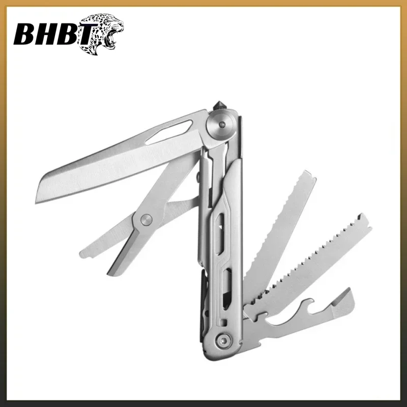 

BHBT 9 In 1 Mini Multitool Folding Knife EDC Tactical Camping Survival Tools Outdoor Pocket Knife Scissors Screwdriver