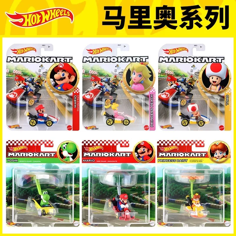 

Genuine Hot Wheels Premium The Super Mario Bros Movie Kart Wario Luigi Plumber Van Koopa Troopa Toad Donkey Kong Die Cast Model