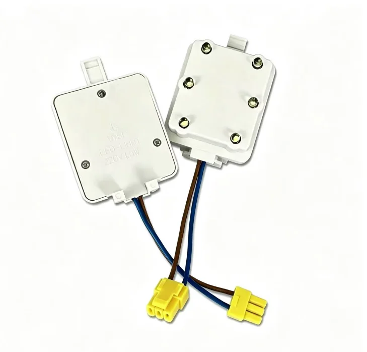 LED Replacement Light Bulb 220V 1W for Cooling Appliances Square Shape Fits Standard Two Pin Three Hole Sockets