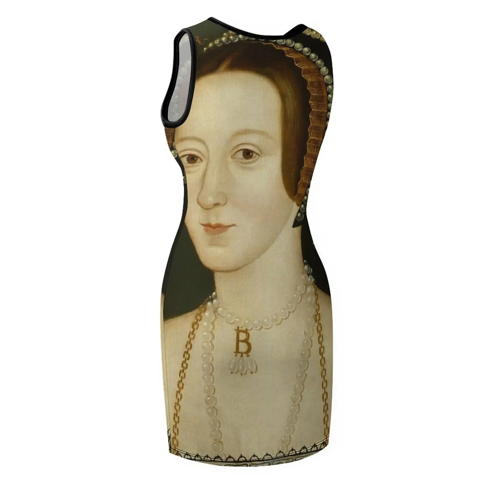 Portrait of Anne Boleyn Queen of England The six Sleeveless Sundress Female clothing women's summer dress 2025