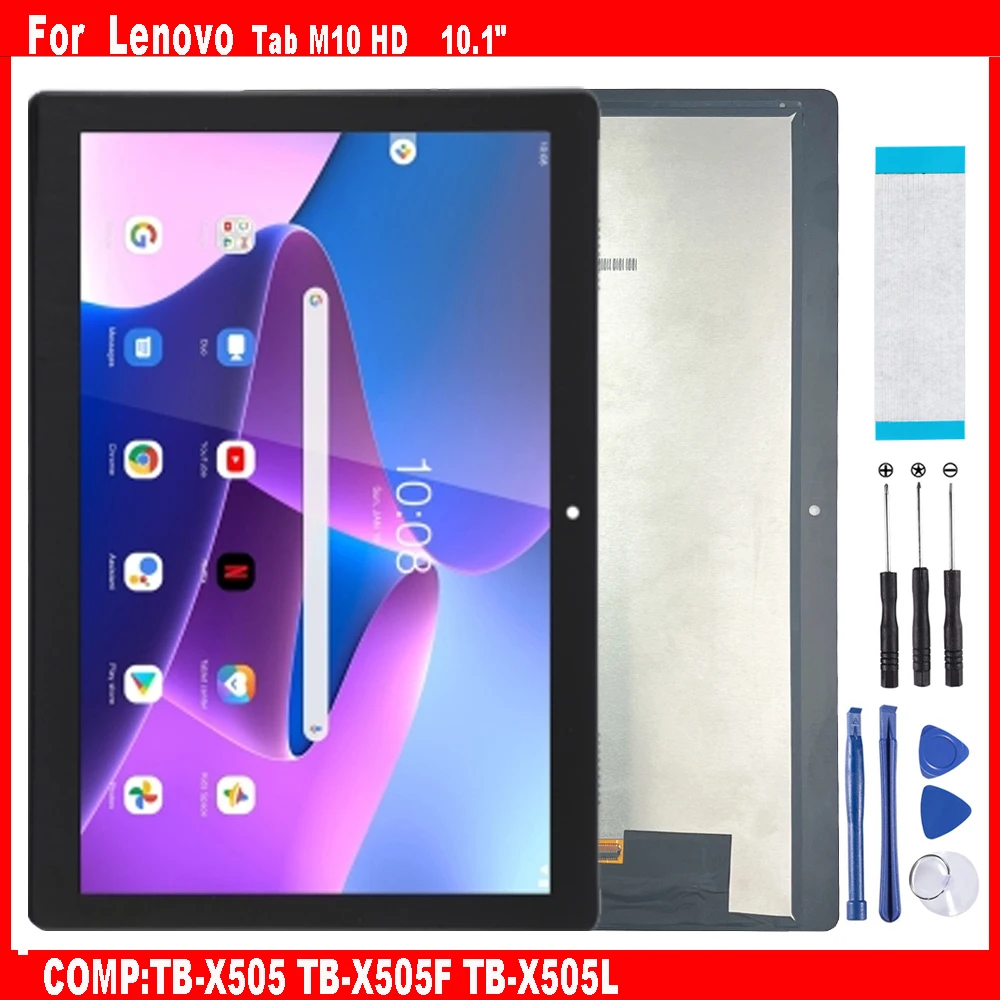 

LCD Display 10.1" For Lenovo Tab M10 HD TB-X505 TB-X505F TB-X505L X505 X505F X505L LCD Touch Screen Digitizer Assembly Panel