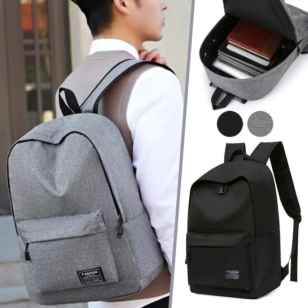 Casual Men's Minimalist Backpack Versatile Backpack Large Capacity School Student Computer Travel Bag Washable Unisex Backpack ﻿