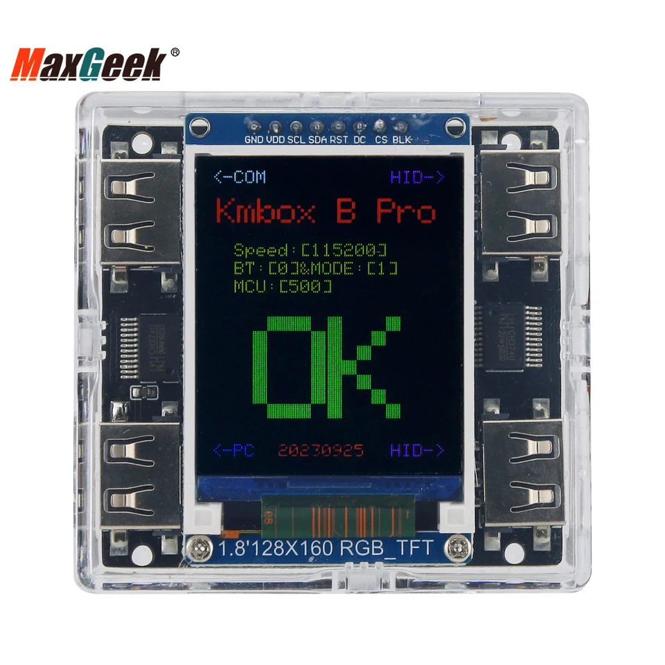 Kmbox B+Pro key mouse controller AI auxiliary support dual USB