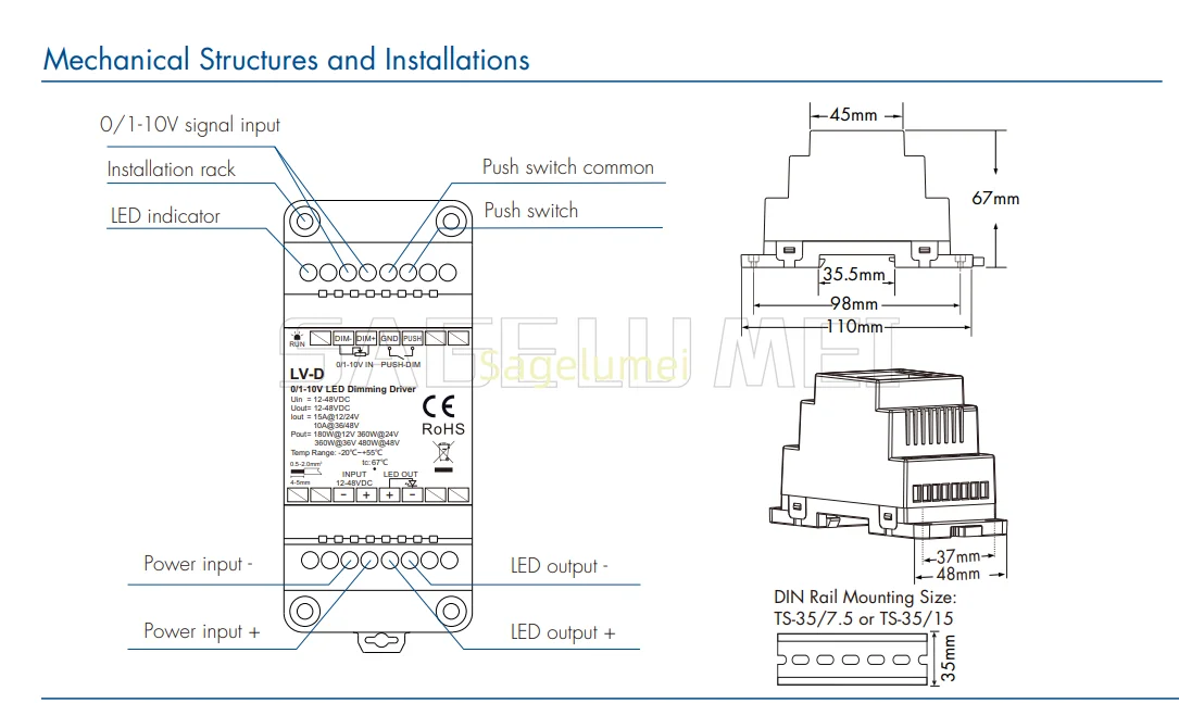 0/1-10V LV-D 1 Chan…