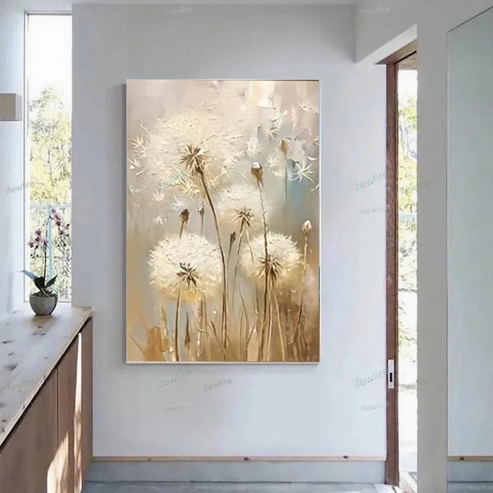 

Hand-painted Tree Landscape Posters Abstract Nordic Forest Oil Painting on Canvas Wall Art Picture Modern Home Decor Artwork
