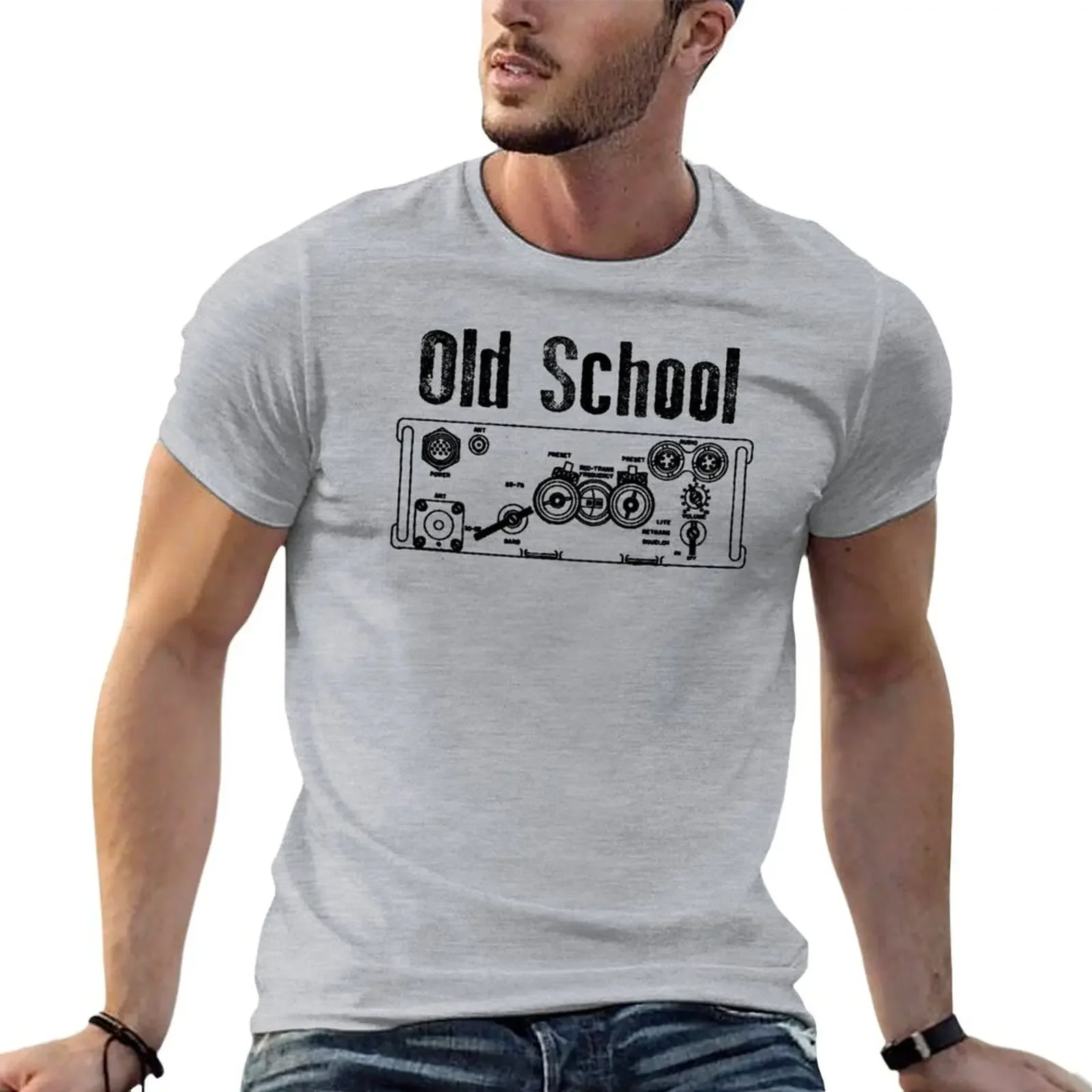 

Old School PRC 77 T-shirt customs design your own customizeds sports fans Men's clothing