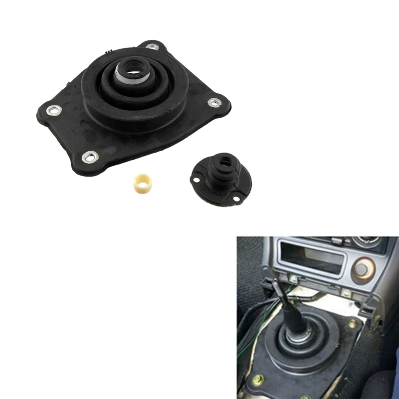 Car Shifter Boot Seal Rubber With Nylon Bushing NA0164481B 039817462A For Mazda MX5 MK1 MK2 1989-2005 Shift Lever Boot