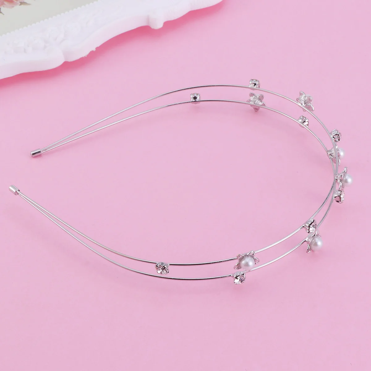 

Rhinestone Headb Women Bridal Hair Accessories Wedding Hoop Sparkly Crystal Alloy Elegant Design Prom Bridesmaids Hair Tools