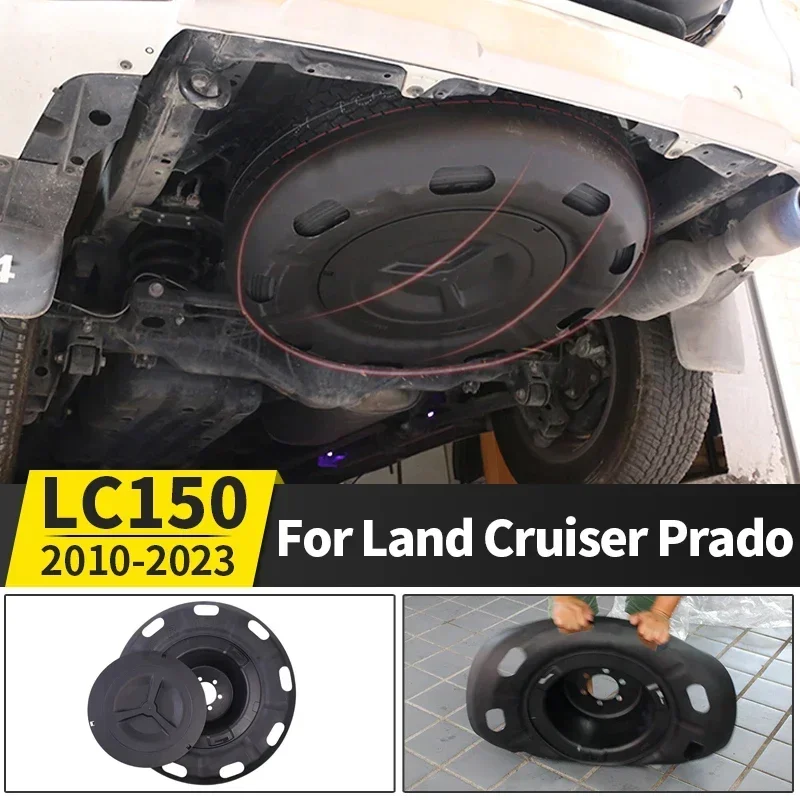 Bottom Hanging Spare Tire Cover For Toyota Land Cruiser Prado 150 Lc150 Fj150 2010-2021 2020 2019 2018 Modification Accessories