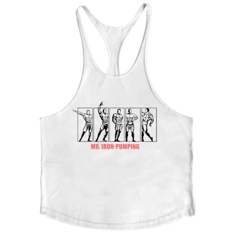 

Мужской жилет для фитнеса с графическим позированием мышц-рубашка без рукавов для бодибилдинга и тренажерного зала, тонкая майка для мышц, одежда для тренировок