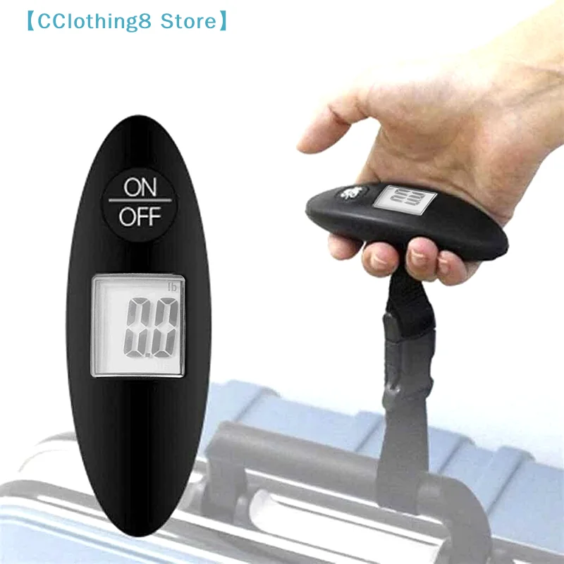 Báscula de bolsillo electrónica de 40kg/100g, báscula portátil para equipaje, báscula digital colgante de alta precisión para viajes, báscula para equipaje【AliS8】