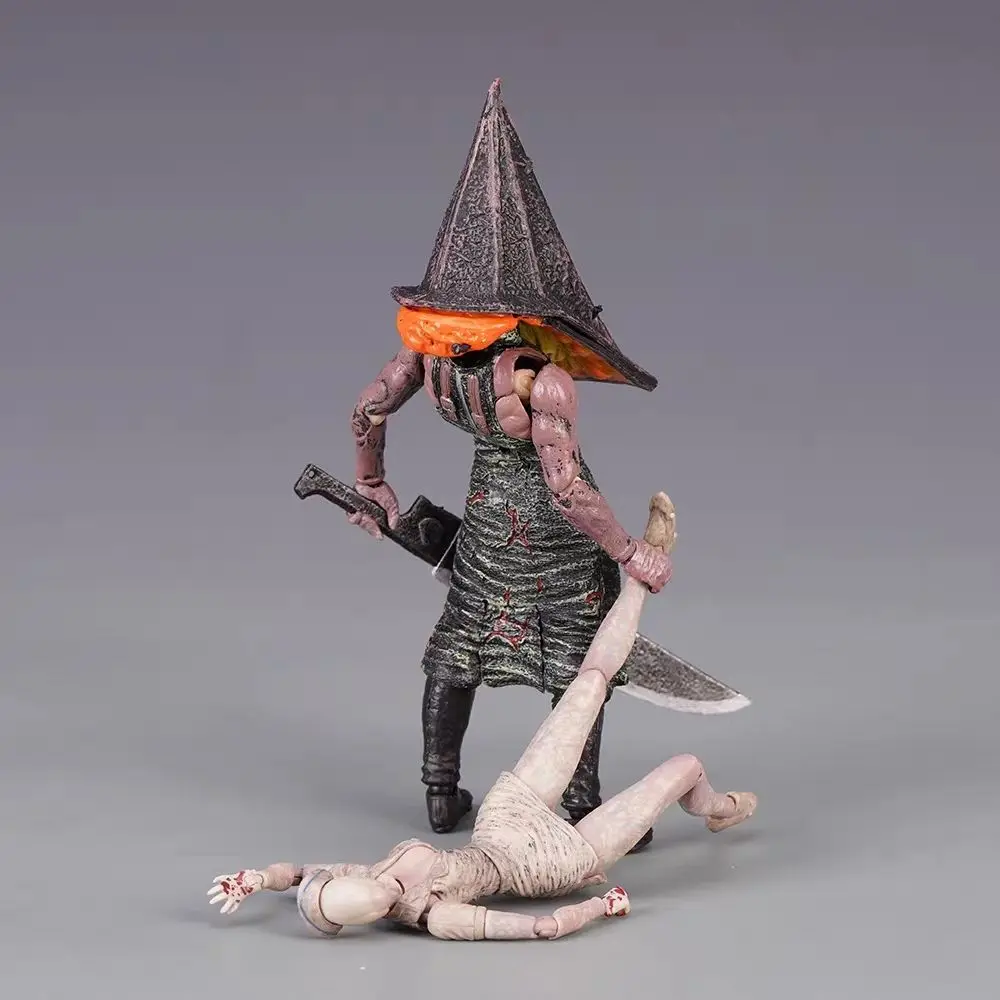 NEU Figma Silent Hill 2 Pyramidenkopf SP055, Blasenkopf, Krankenschwester SP061 Actionfiguren-Sammlung, PVC-Statue, Modell, Ornament, Spielzeug, Geschenk
