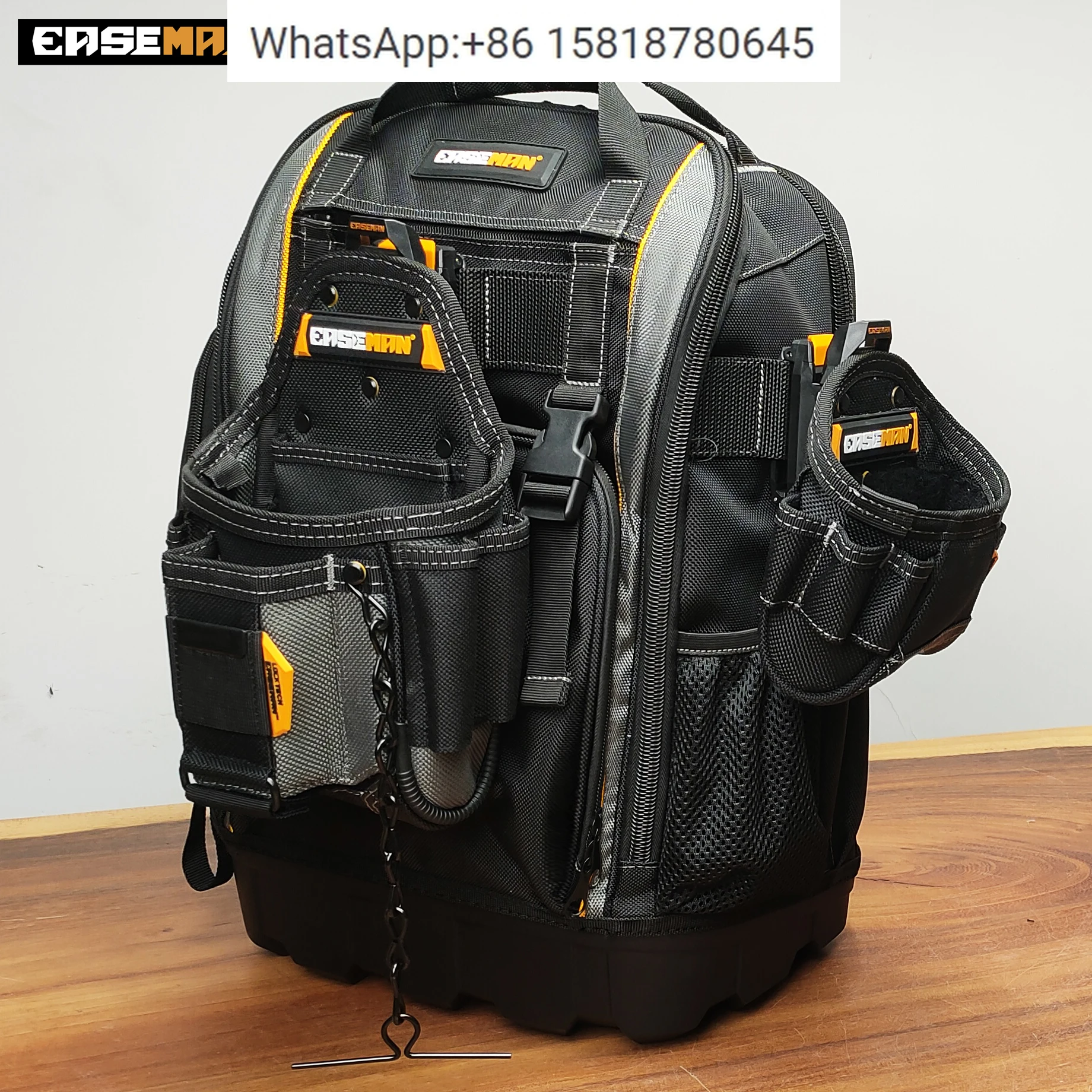 Для EASE-MAN сверхмощная сумка для инструментов, рюкзак, электрик, прочный и прочный, многофункциональный, утолщенный