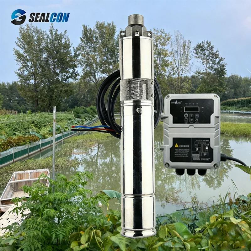 Two-year Warranty Free Replacement Saving Energy Solar-powered 12V/24V/36V/48V 2 Inch 3 Inch 4 Inch DC Screw Pump Bombas Pompes