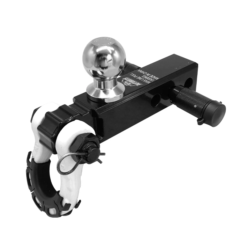 أجزاء أداء تعديل الطرق الوعرة، خطاف مقطورة عالي القوة، جرار 2 بوصة، تكبل سحب مع شريط سحب #6