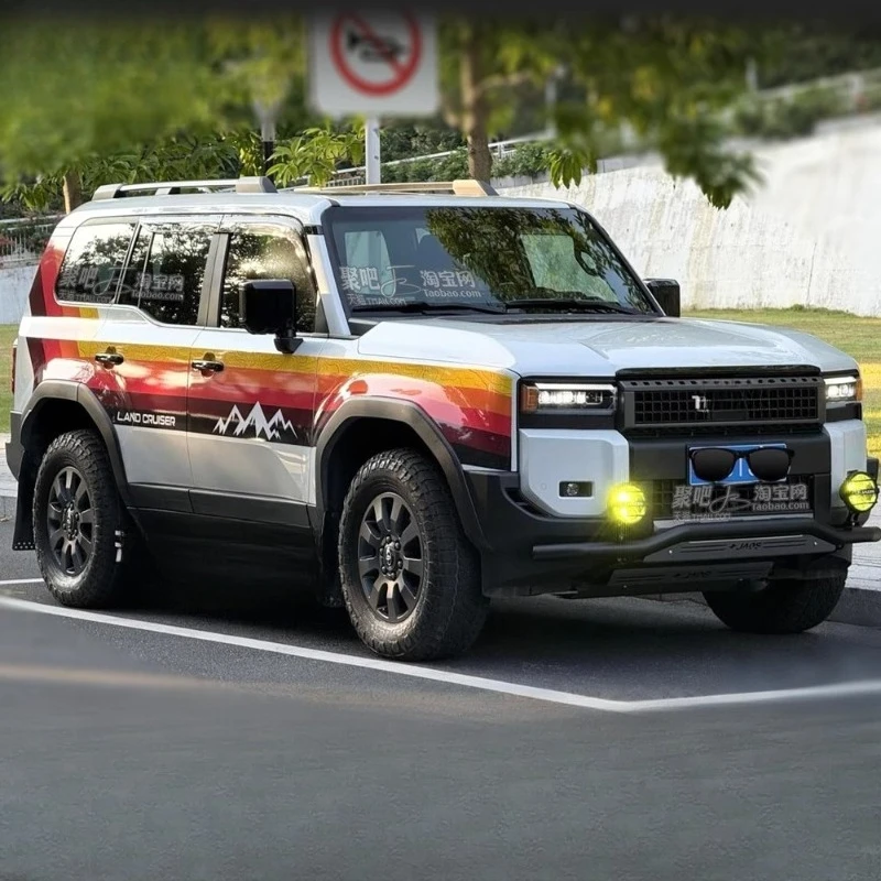 

Car Vinyl Sticker FOR Toyota Prado LC250 Fashion Sports Decoration Custom Decal Accessories