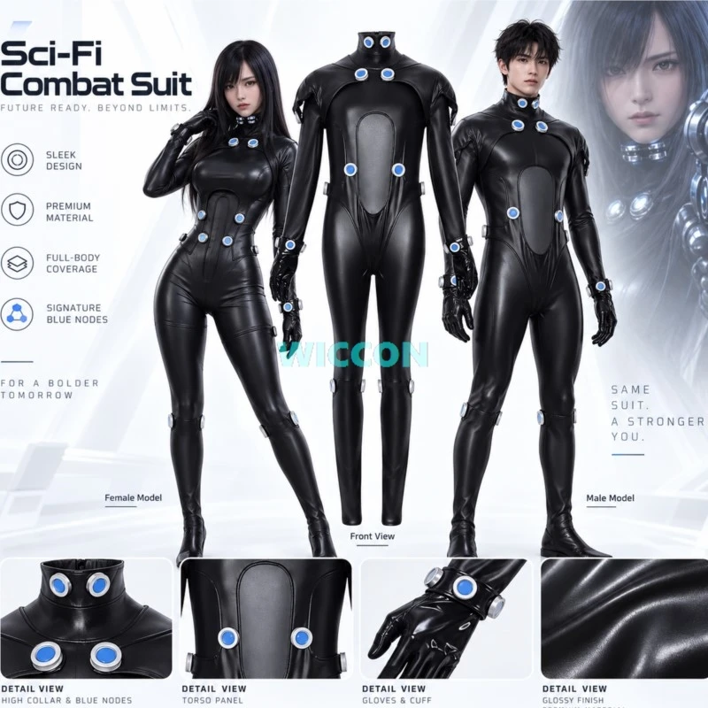 Disfraz de Cosplay de Anime GANT Z, Traje de Combate para Hombre y Mujer, Disfraces de Cosplay de Reika Shimohira para Halloween