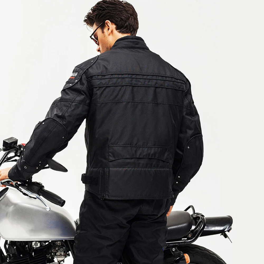 

Winter Motorcycle Jacket Cold-proof Motocross Jacket Men Chaqueta Moto Protective Gear Black Motorbike Riding Jacket M-3XL
