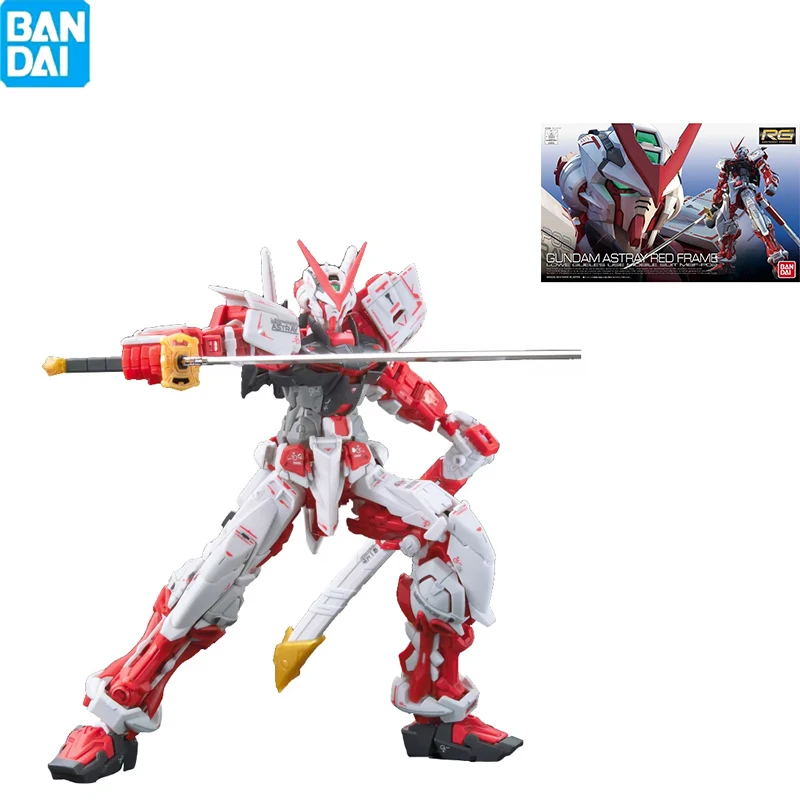 

Оригинальная игрушка BANDAI GUNDAM RG 1 дюймов 144 дюймов искусственная красная рамка GUNPLA аниме модель экшн-Фигурки игрушки для детей