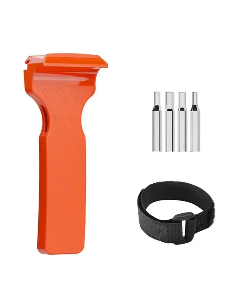 AliExpress MEROCA Bike Tyre Lever Nylon Multifunction Quick Disassembly Tool With 4 Hexagon Screw Bits & Strap For AV Valve Tire Deflation Parts
