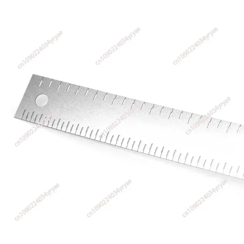 Professional Guitar String Pillow Slotting Ruler Guitar Slotting Template Measurement Making Music Folk Guitar Repair Tool