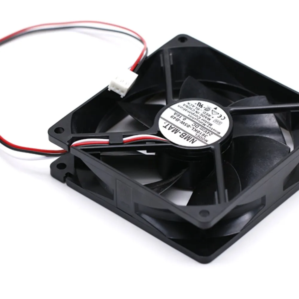 2PCS 90mm Fan for NMB 3610KL-05W-B49 92mm 24V Dual Ball Bearing Case Fan for Frequency Converters & Industrial Cooling