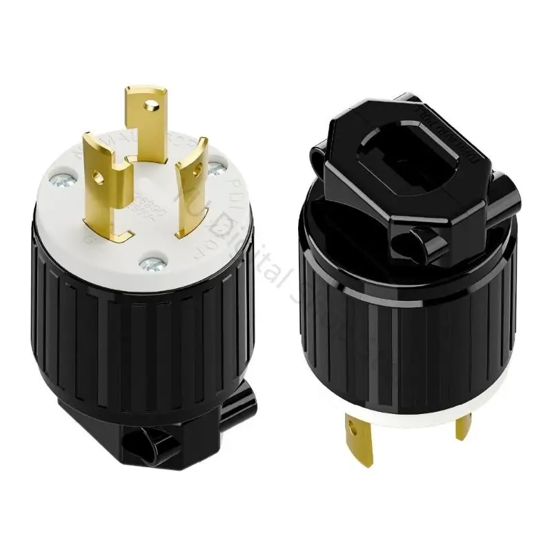 96BA Hochstrom 30A 250V NEMA L6 30P Twist Lock Stecker Haltbarkeit Gehäuse für Industrieanlagen – Detail 9