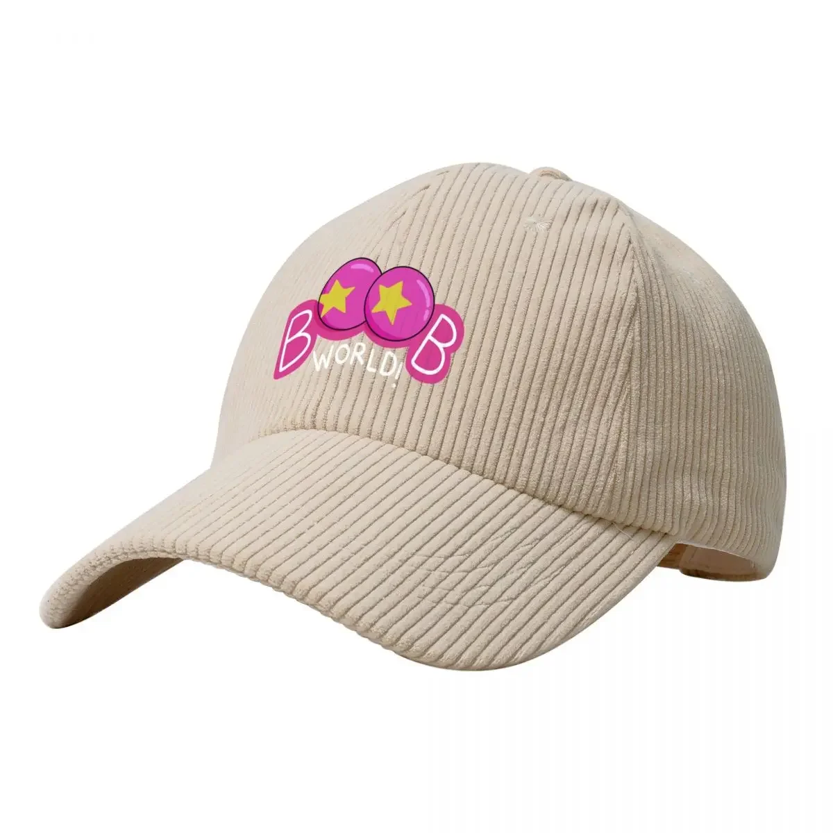 

BOOB Corduroy Baseball Cap funny hat Beach Bag Men Women's